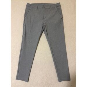 BYLT Everyday Pant 2.0 Pants Mens 36 Gray Skinny Fit Stretch Chino Golf